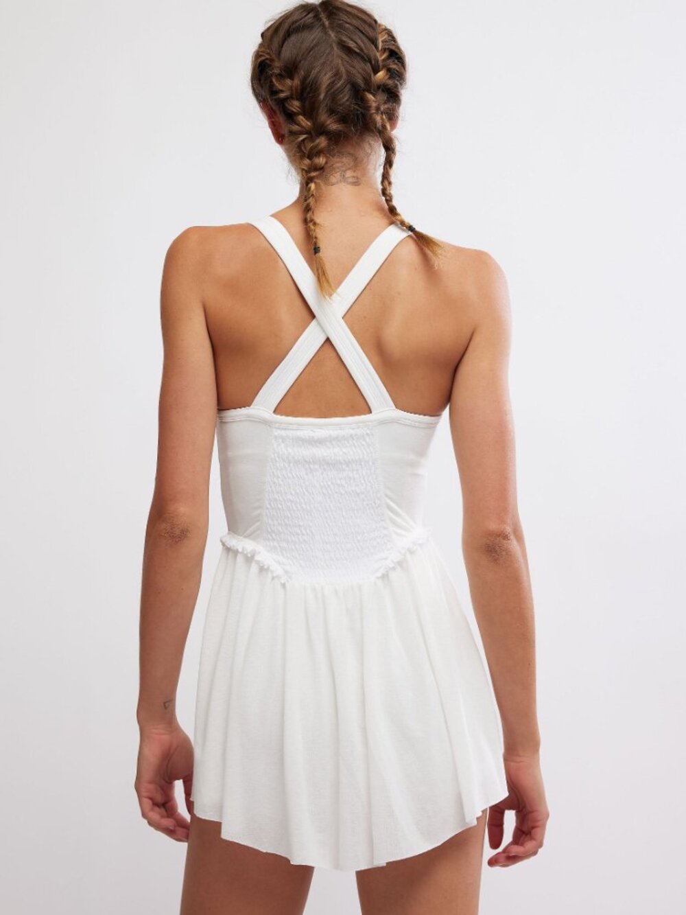FP MOVEMENT Smockin Hot Dress / White - Picture 4 of 6
